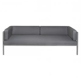 Steel outdoor sofa with loose cushions - LIM.co.za