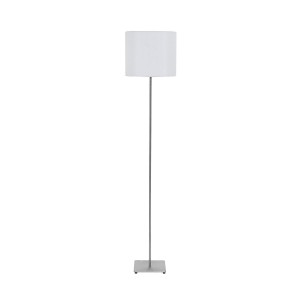 white stick floor lamp