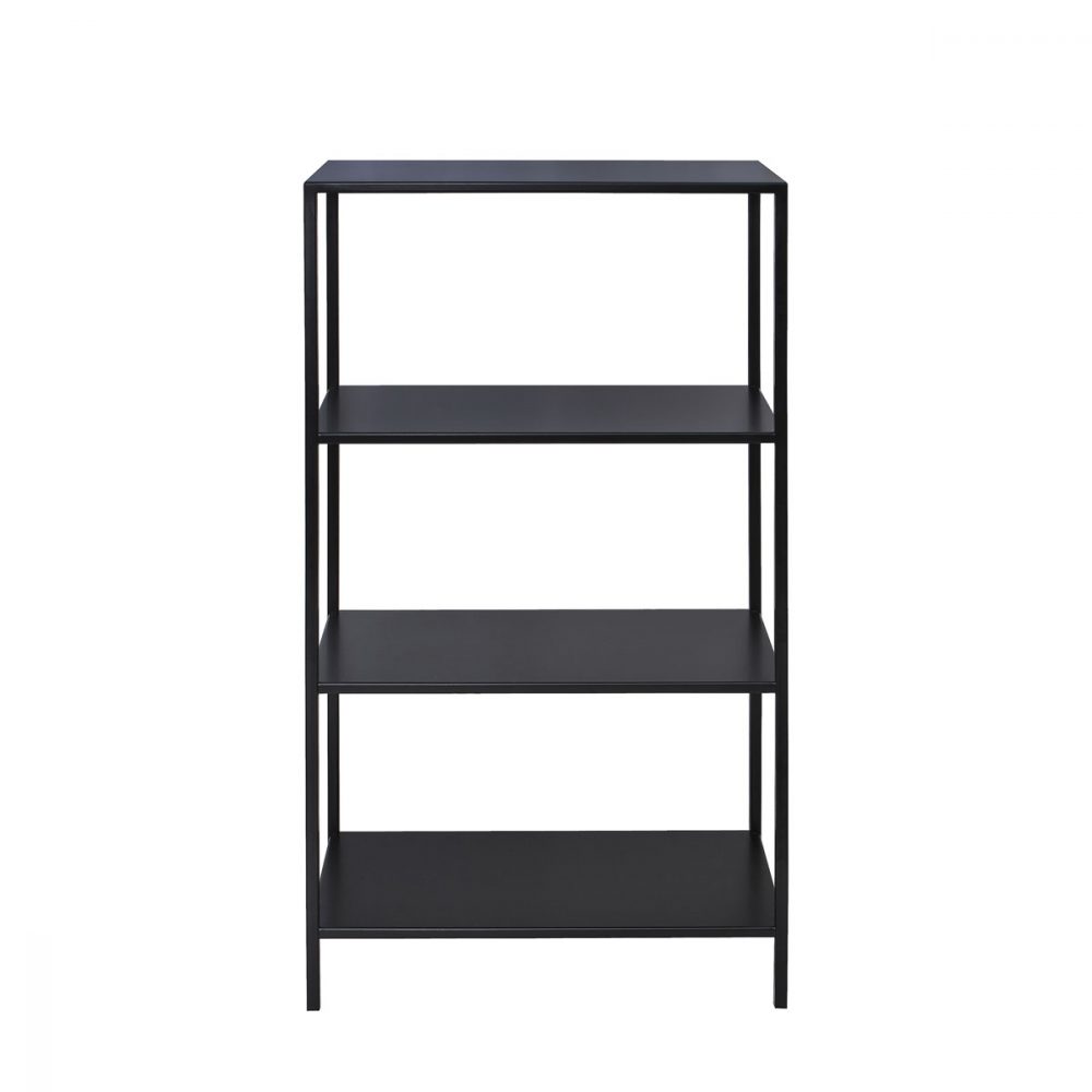 White folded plate shelf unit with 3 shelves - LIM.co.za