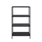 White Folded Plate Shelf Unit With 3 Shelves - Lim.co.za