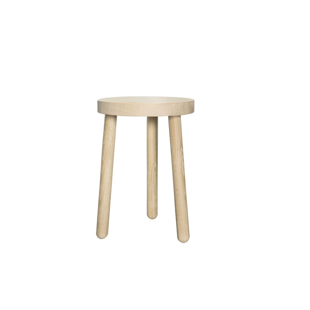 Oak Milk stool - LIM.co.za