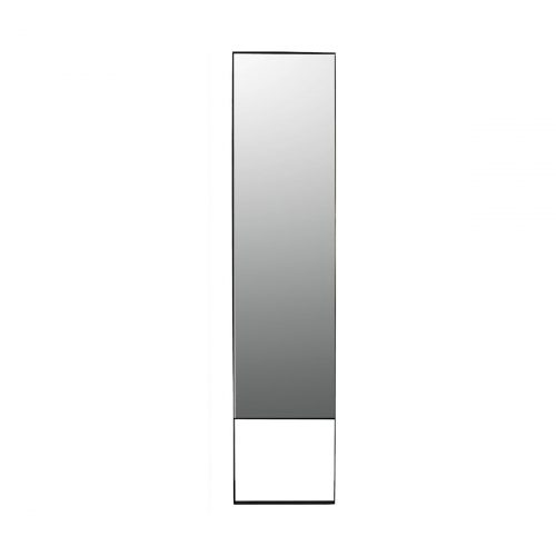 Skinny standard mirror in steel frame with loop leg - LIM.co.za